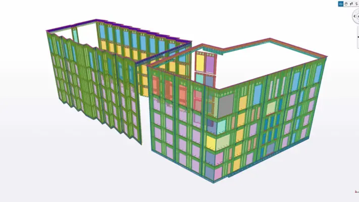 Image from Raatuse Residences gallery. Timber Structure building.